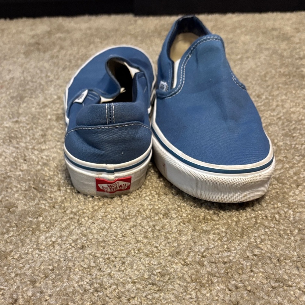 Vans Classic Blue Slip-On Sneakers